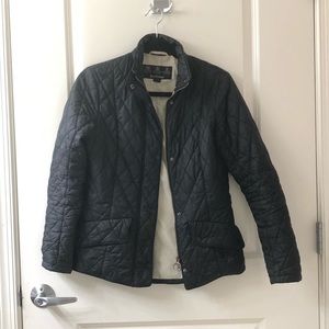Navy Barbour Quilted Jacket